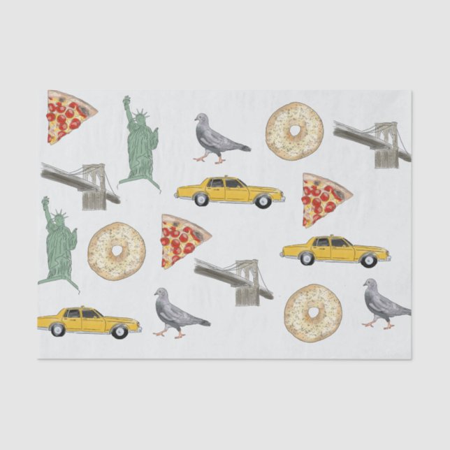 New York City  Tissue Paper (Front)