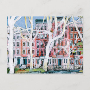 New York City, Tompkin's Square Park in winter Postcard