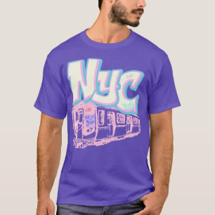 new york city train graffiti T-Shirt