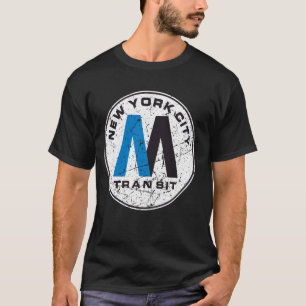 New York City Transit MTA Subway Train Retro New Y T-Shirt
