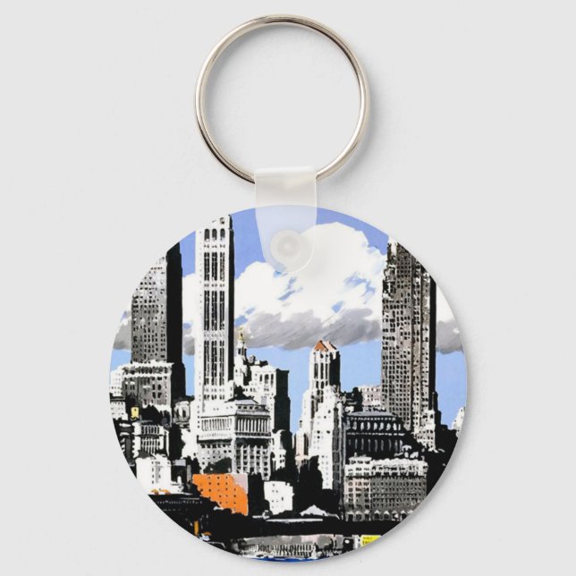 New York City Travel Key Ring (Front)