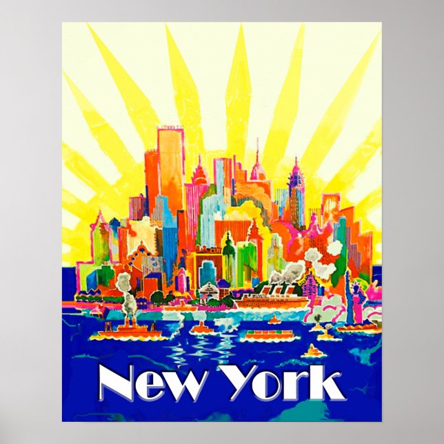 New York City Travel Poster (Front)