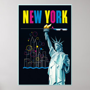 New York City travel poster