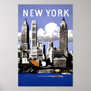 New York City travel poster