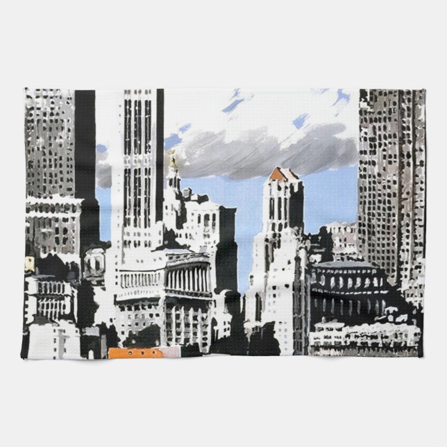 New York City Travel Tea Towel (Horizontal)