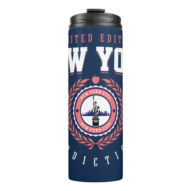 New York City Traveller Sports Style  Thermal Tumbler (Front)