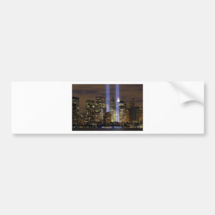 New York City Tribute Lights Bumper Sticker
