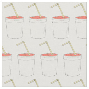 New York City Tropical Fruit Papaya Drink NYC Fabric