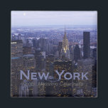 New York City Twilight Travel Fridge Magnet<br><div class="desc">Tip: dated travel magnets are a fun way to chronicle your travels and Zazzle makes it easy to add a date.</div>