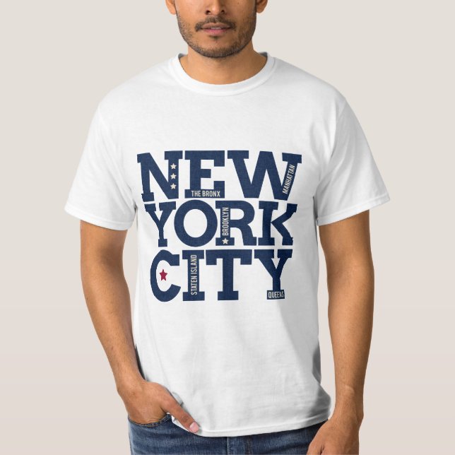 New York City Typography shirts & jackets (Front)