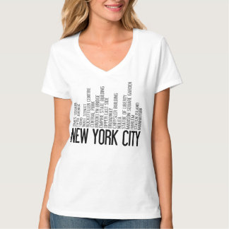 New York City typography t-shirt