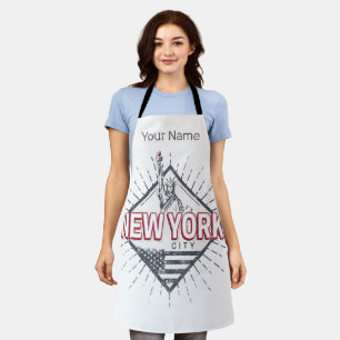 New York City United States Vintage USA Souvenir Apron