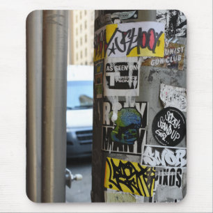 New York City Urban Graffiti Street Art Photograph Mouse Mat
