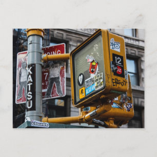 New York City Urban Street Photo Postcard