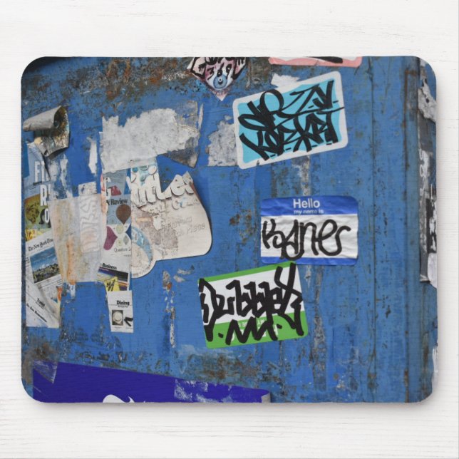 New York City Urban Street Photography Graffiti NY Mouse Mat (Front)