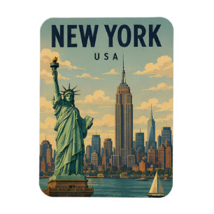 New York City USA Skyline Urban Exploration 🏙️ Magnet