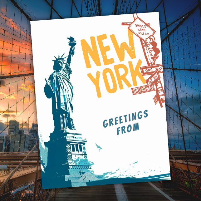 New York City USA Statue Of Liberty Travel Postcard (Creator Uploaded)