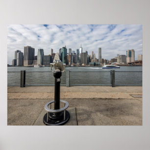 New York City View from Brooklyn Poster