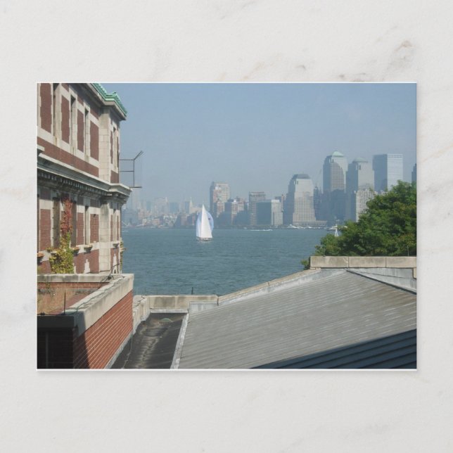 New York City View of the Bay Postcard (Front)