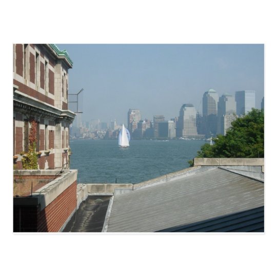New York City View of the Bay Postcard