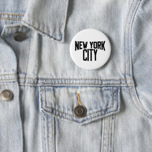 New York City Vintage 6 Cm Round Badge