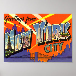 New York City Vintage Poster