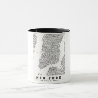 New York City Vintage Travel Map Mug