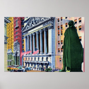 New York City Wall Street Poster