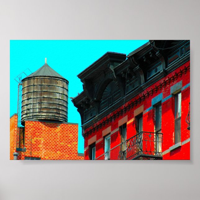 New York City Water Tower by Urban59 Poster (Front)