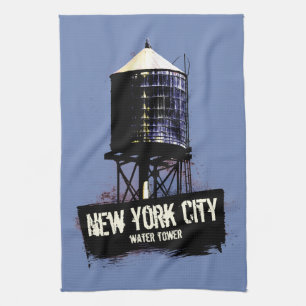 New York City Water Tower Tea Towels
