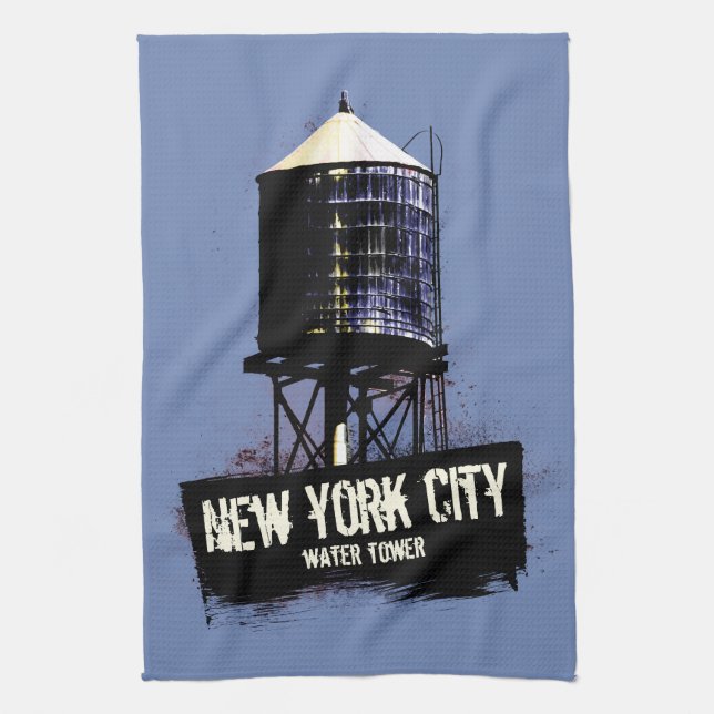 New York City Water Tower Tea Towels (Vertical)