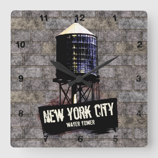 New York City Water Towers Clock (Front)