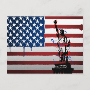 New York City White EDT Postcard