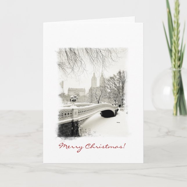 New York City Winter - Christmas Holiday Card (Front)