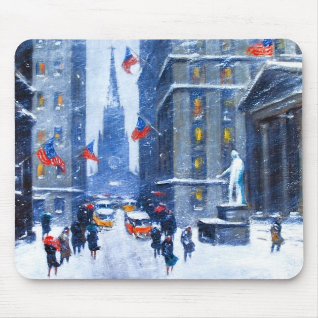 New York City. Winter. Fine Art  Mouse Mat (Front)