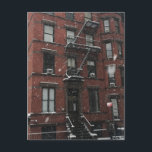 New York City Winter Snowstorm Christmas Hanukkah Holiday Postcard<br><div class="desc">Postcard features an original photograph of a snowy day in New York City. Perfect for anyone who lives in or loves NYC!</div>