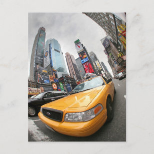 New York City Yellow Cab Postcard