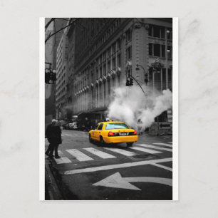 New York City Yellow Cab Postcard