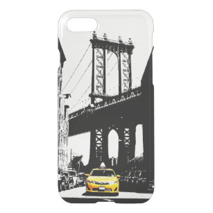 New York City Yellow Taxi Pop Art iPhone SE/8/7 Case