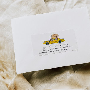 New York City Yellow Taxi Return Address Labels