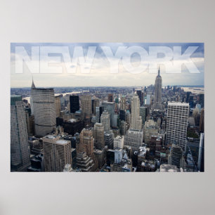 New York cityscape Poster