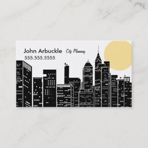 New York Cityscape Skyline Business Card