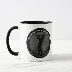 New York Clarinet Player Mug