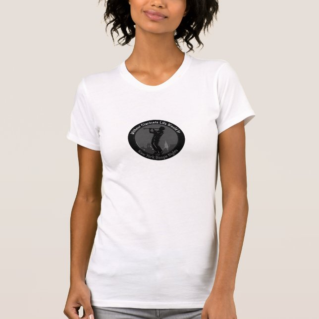 New York Clarinet Player T-Shirt (Front)