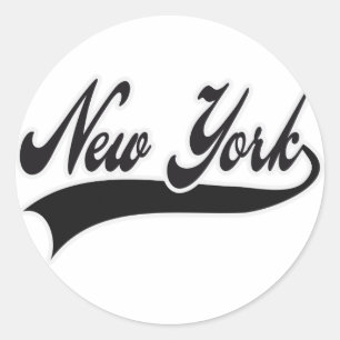 NEW YORK CLASSIC ROUND STICKER