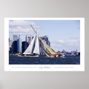 New York Classic Week Sailing Poster