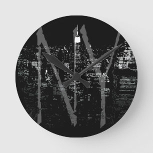 New York  Clock  Gifts Decor NY Wall Clock