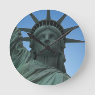 New York  Clock Statue of Liberty Wall Clock