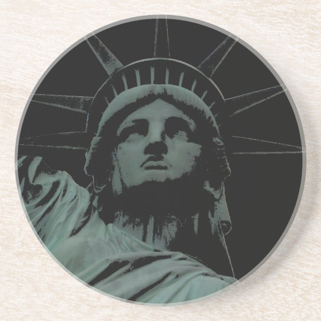New York Coaster Statue of Liberty NY Souvenir (Front)