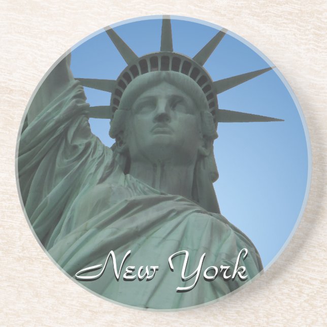 New York Coaster Statue of Liberty NY Souvenir (Front)